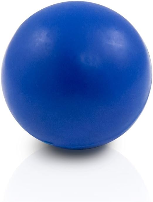 Close-up of a blue ball watch back opener.