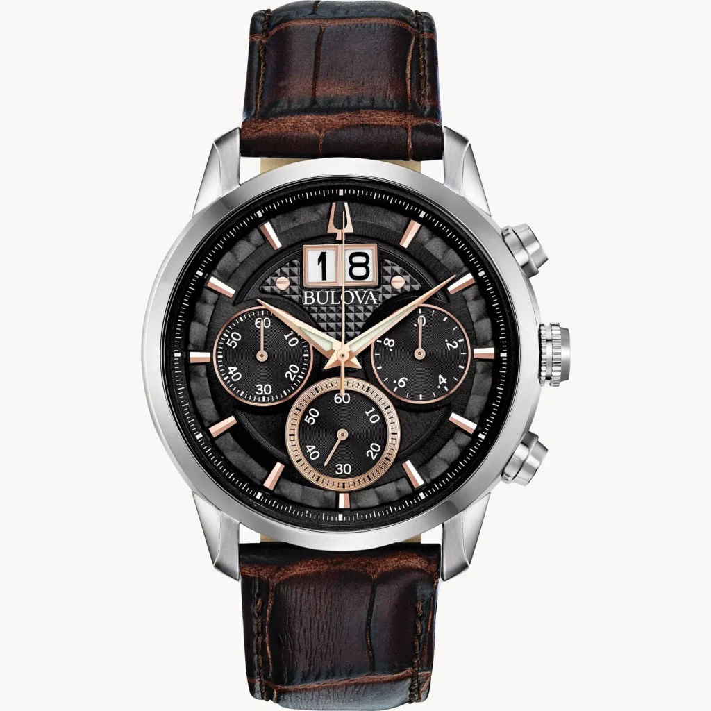 Close-up of the Bulova Sutton ‎96B311.