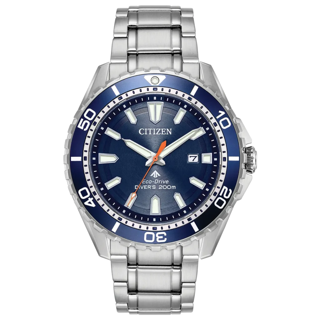 Close-up of the Citizen Eco-Drive Promaster Diver BN0191-55L
