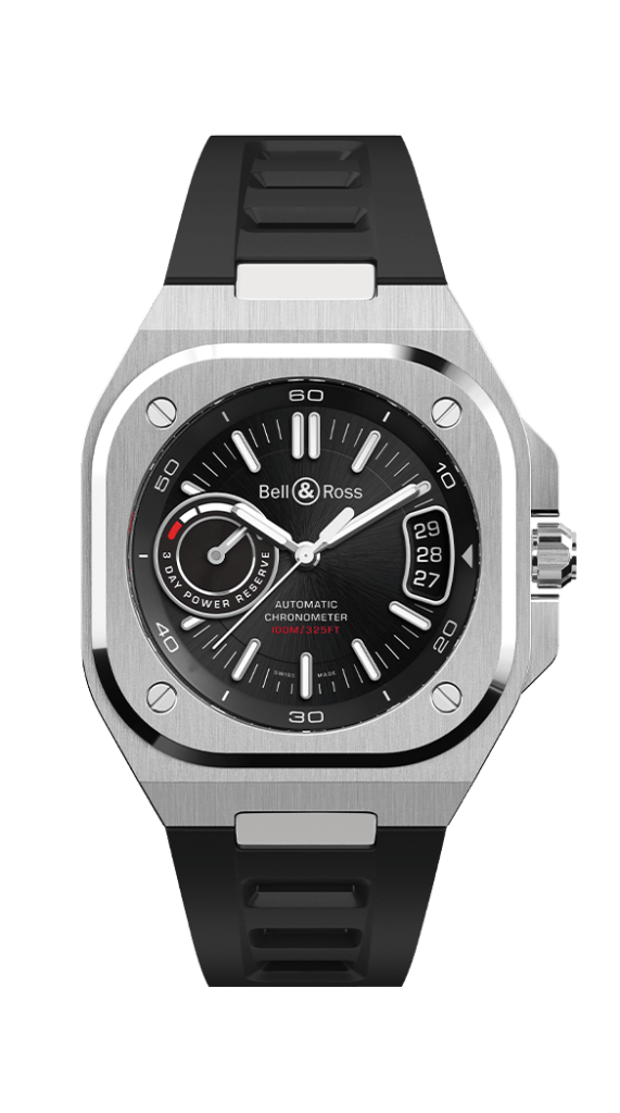 Close up a Bell & Ross watch