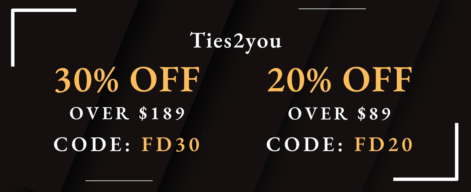 30% Off at Ties2You