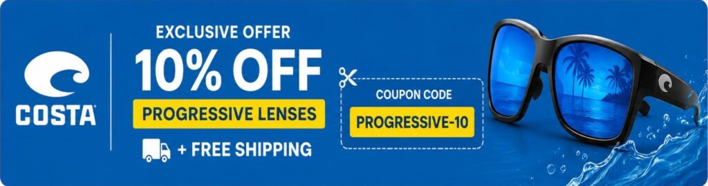 Costa Sunglasses Offer Banner | 10% OFF